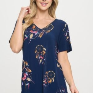 Hit Point V -neckline Top -WH327117