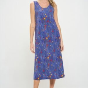 Bns Print Long Tank Dress -WH327353