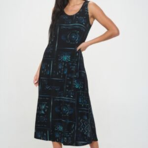 Bns Print Long Tank Dress -WH327355