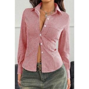 Stretch Button Down Long Sleeves Shirt