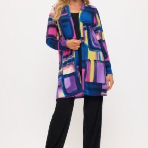 Long Sleeve Print Cardigan -WH328051