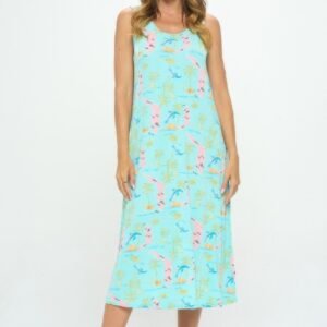 Bns Florida Print Tank Long Dress