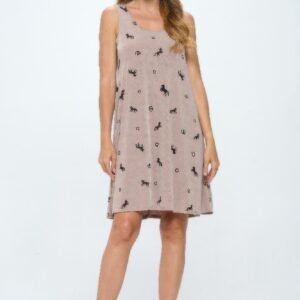 Bns Print Missy Tank Dress -WH328112