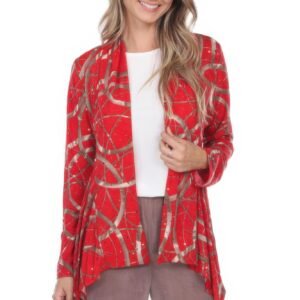 Glitter Long Sleeve Cardigan Jacket