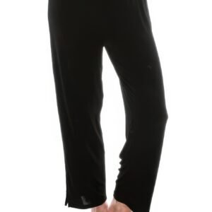 Plus Size Stretchy Solid Ankle Plus Pants