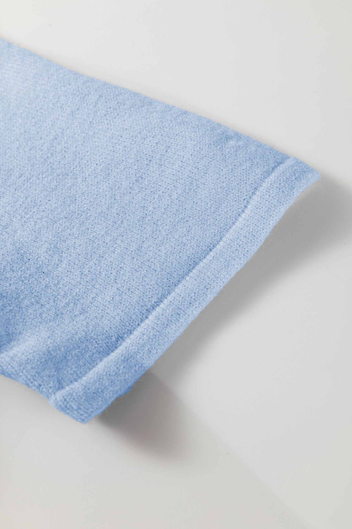 Beau Blue 3/4 Sleeve Boxy Knit Button Down Sweater Cardigan - Image 10