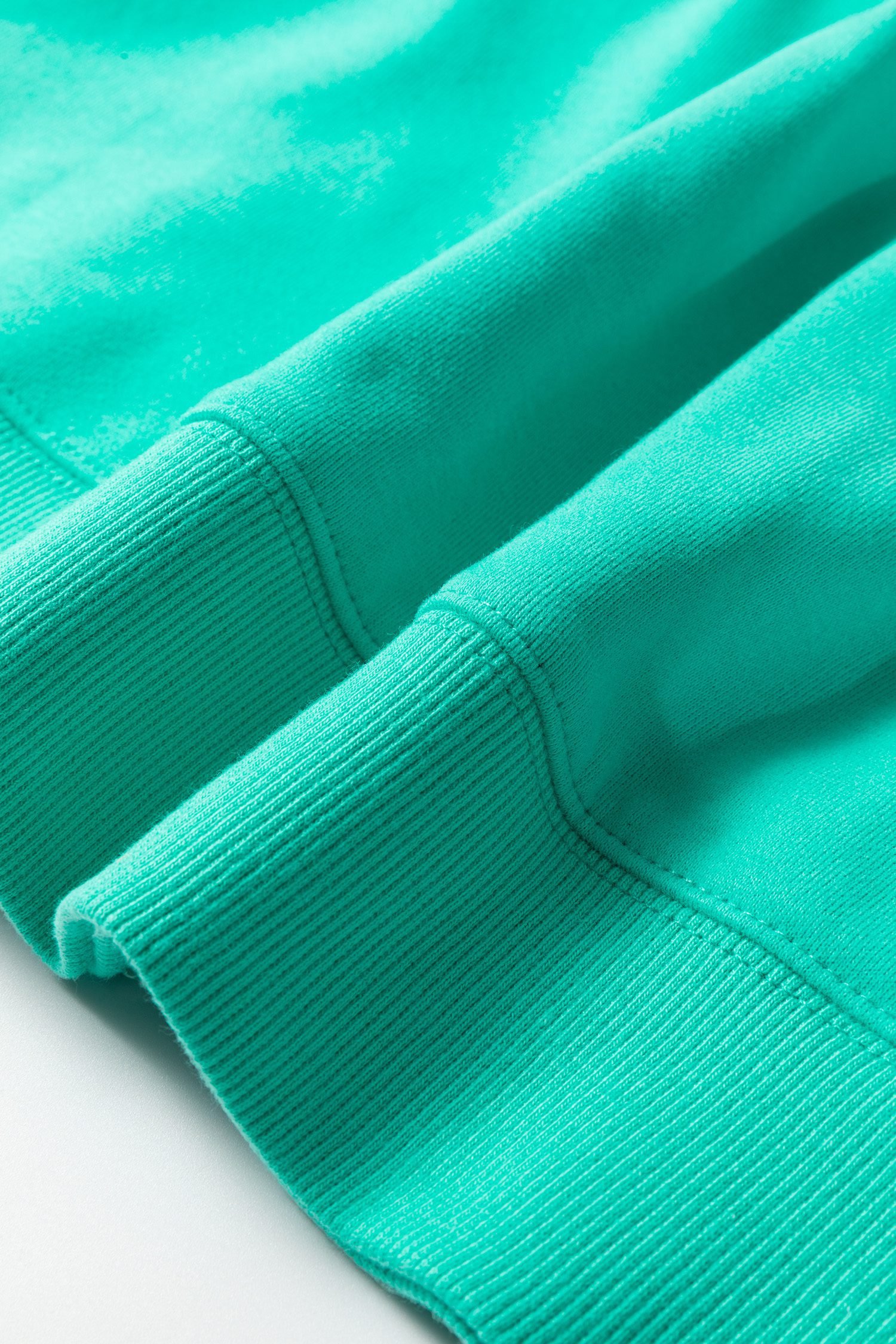 Sea Green Oversize Blessed Embroidered Mock Neck Sweatshirt - Image 10