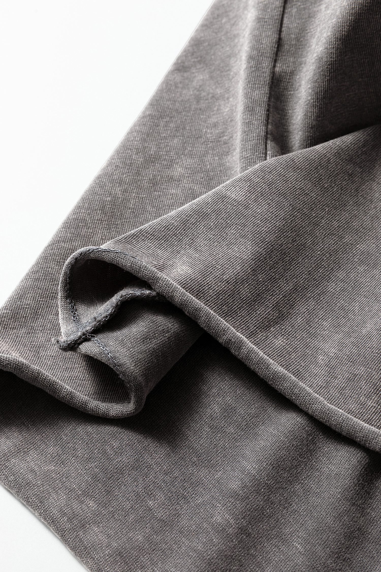 Medium Grey Mineral Wash Boxy Fit Cotton Tank Top