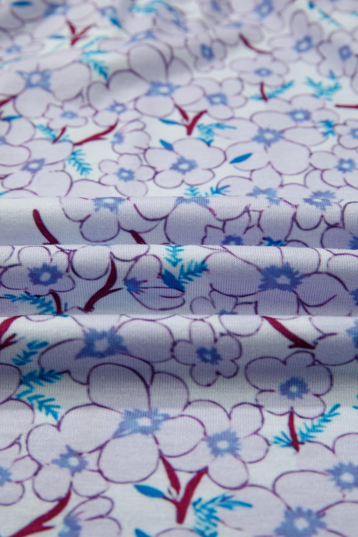 Beau Blue Color Block Plaid Bubble Sleeve Patchwork Blouse - Image 7