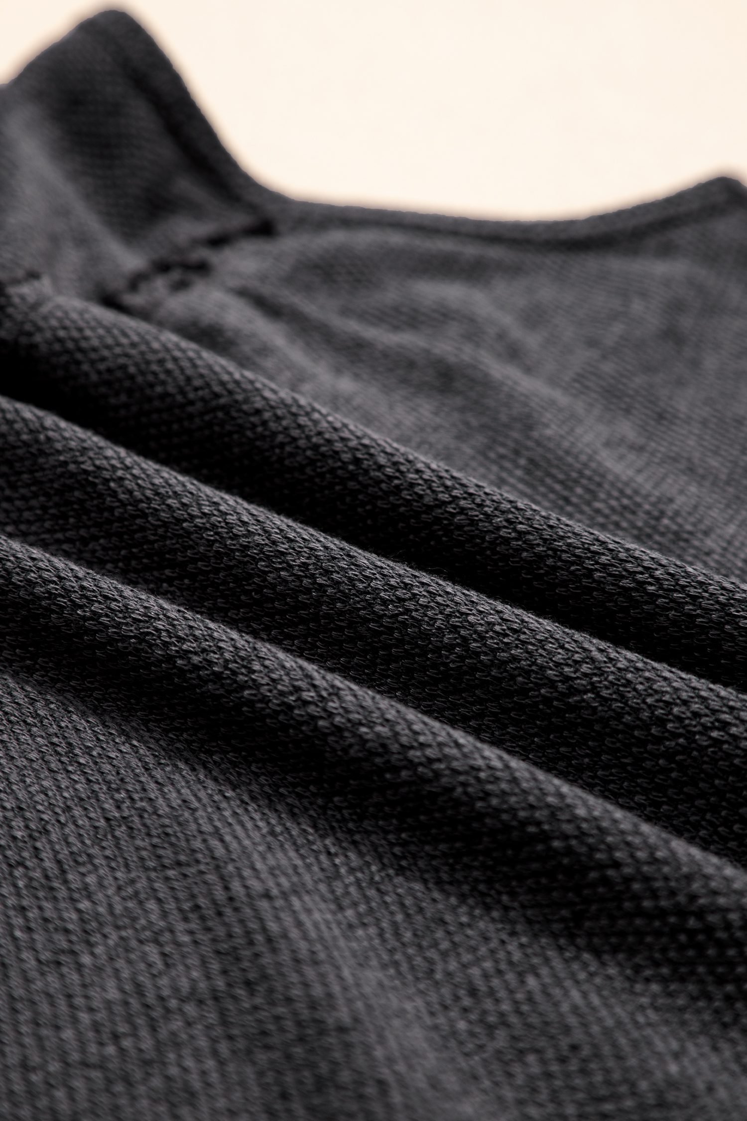 Dark Grey Tiered Frill Trim A-line Tank Top