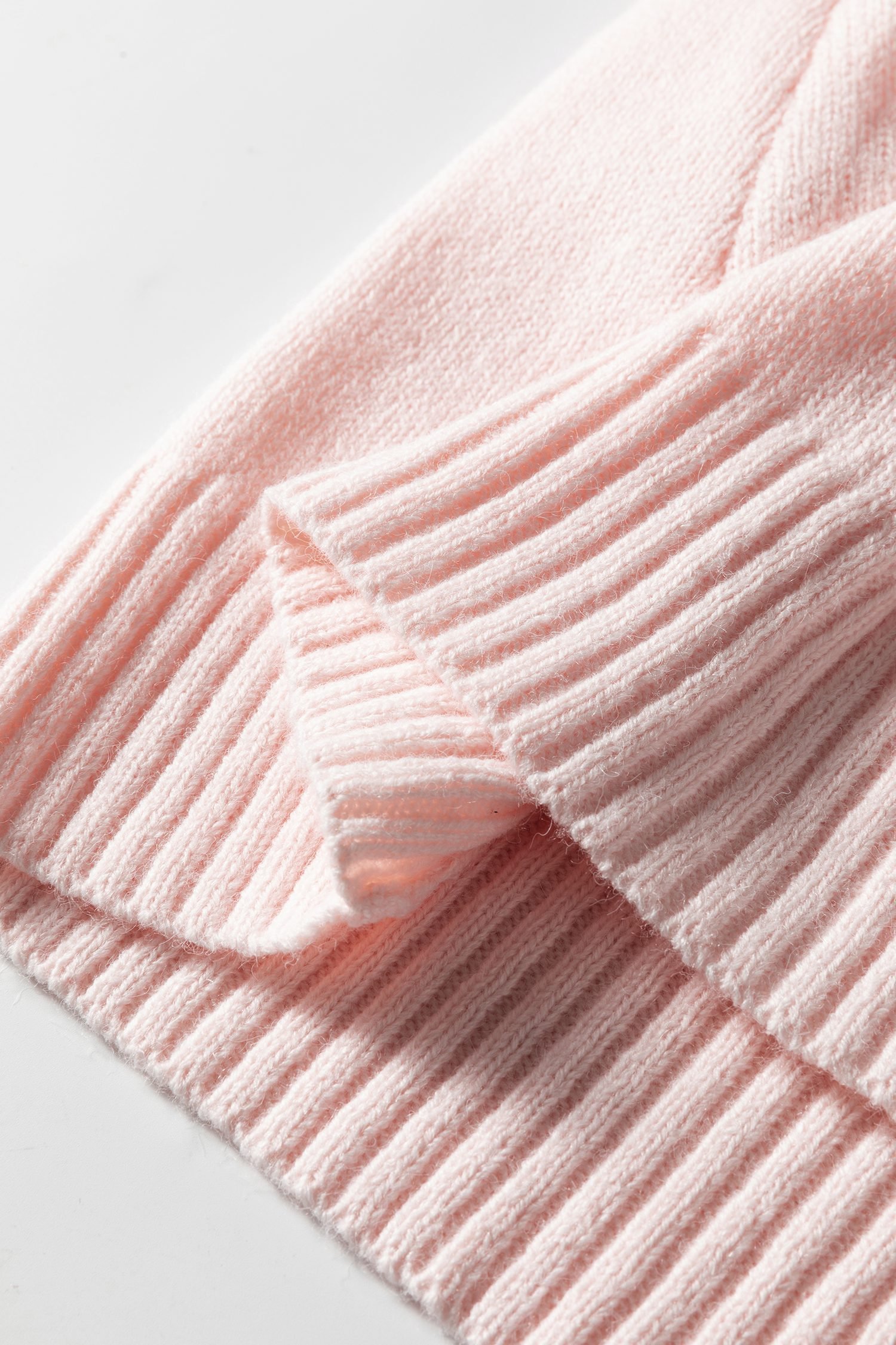 Delicacy Ribbed Deep V Neckline Front Pocketed Loose Tunic Sweater Vest - Image 8