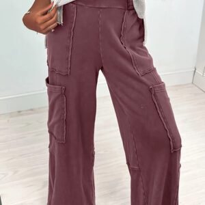 Mineral Red Mineral Wash Cargo Patched Pocket Utility Sweatpants