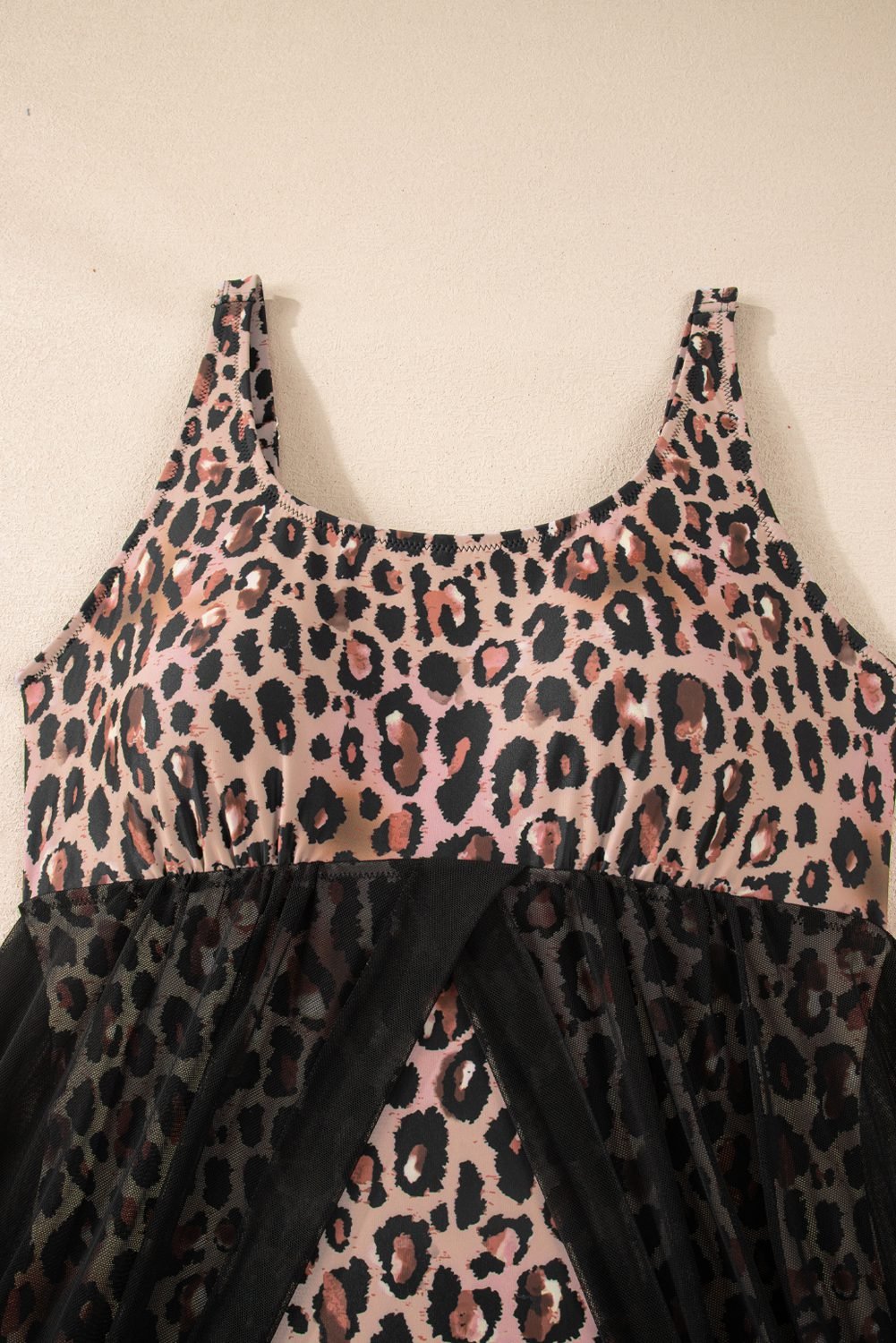 Black Mesh Patchwork V Neck Half Sleeve Bodycon One Piece Swimwear