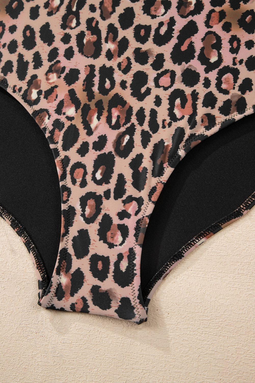 Black Mesh Patchwork V Neck Half Sleeve Bodycon One Piece Swimwear