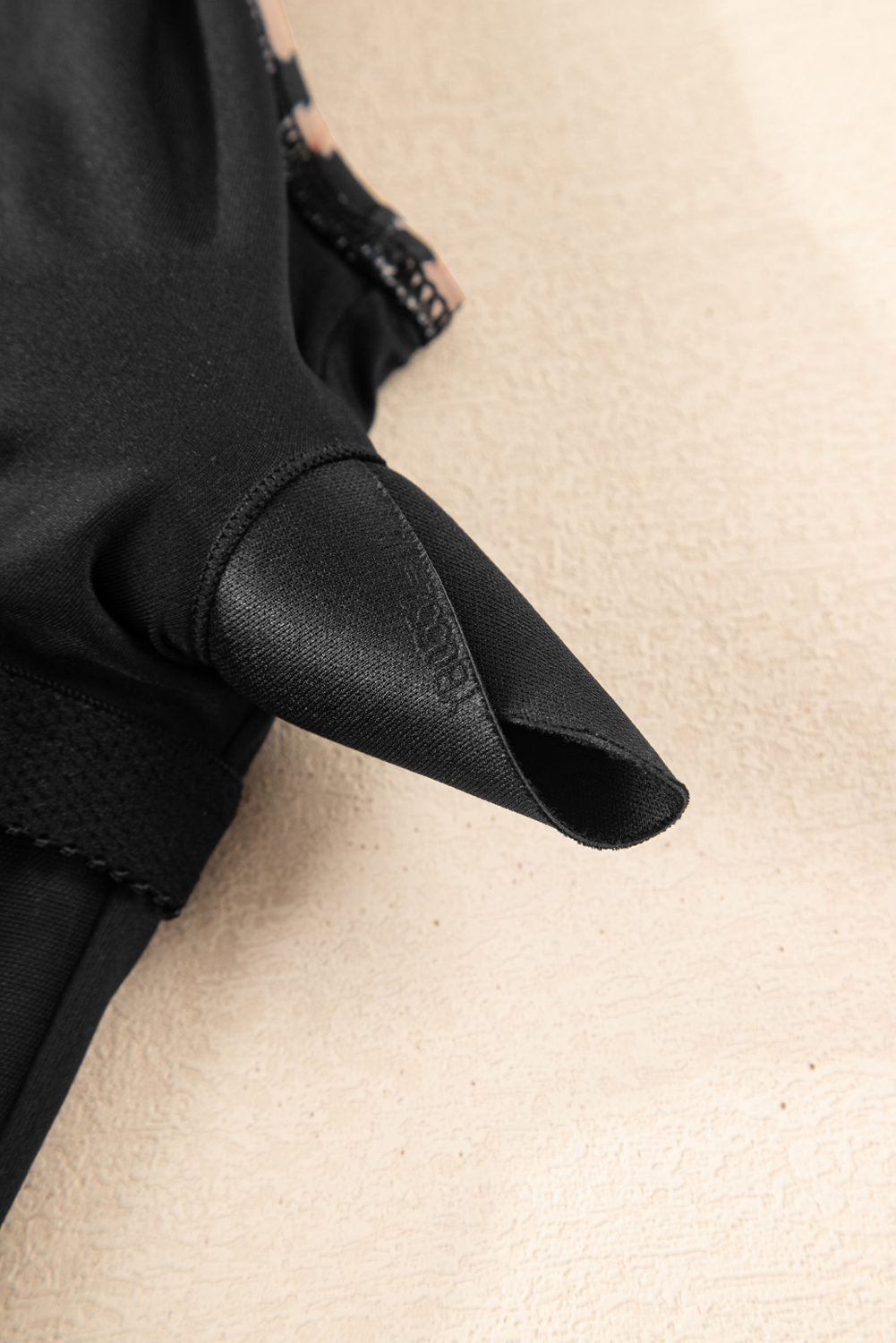 Black Mesh Patchwork V Neck Half Sleeve Bodycon One Piece Swimwear