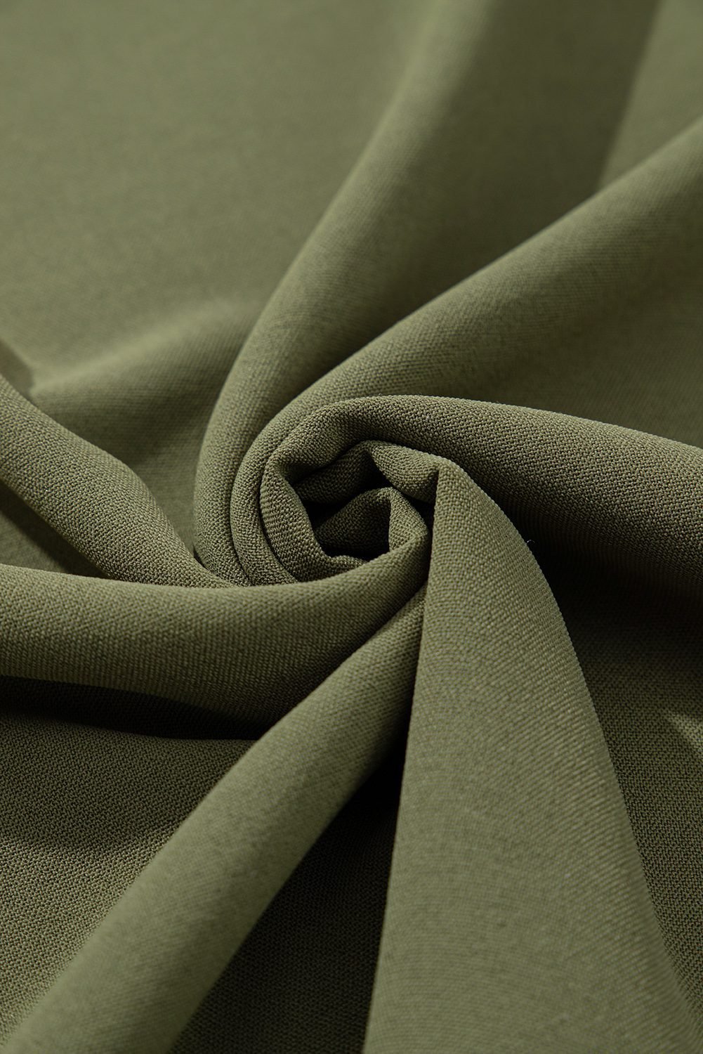 Green Lace Trim V Neck Short Sleeve Blouse