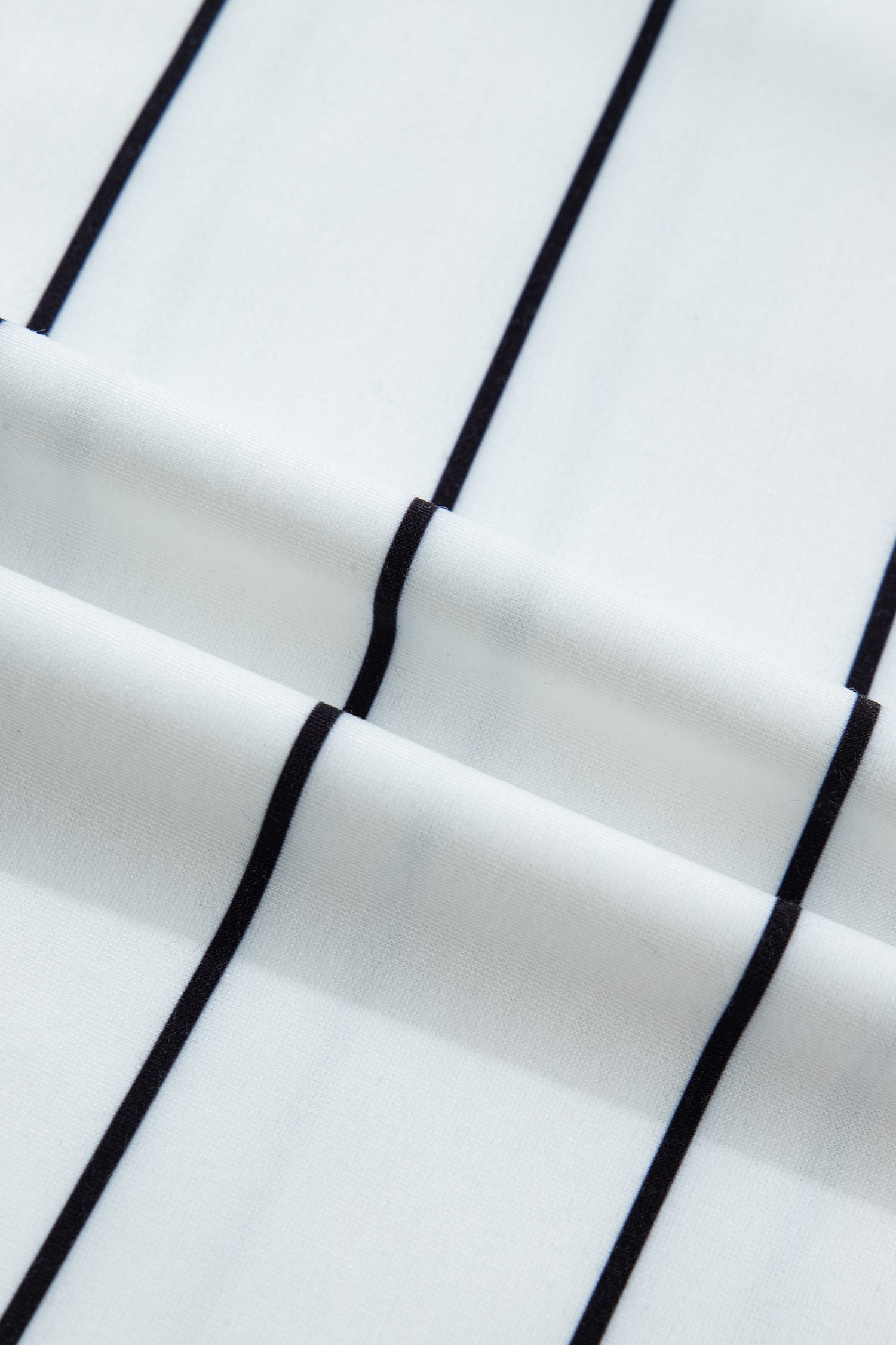 White Stripe Color Block Zip V Neck Sleeveless Top