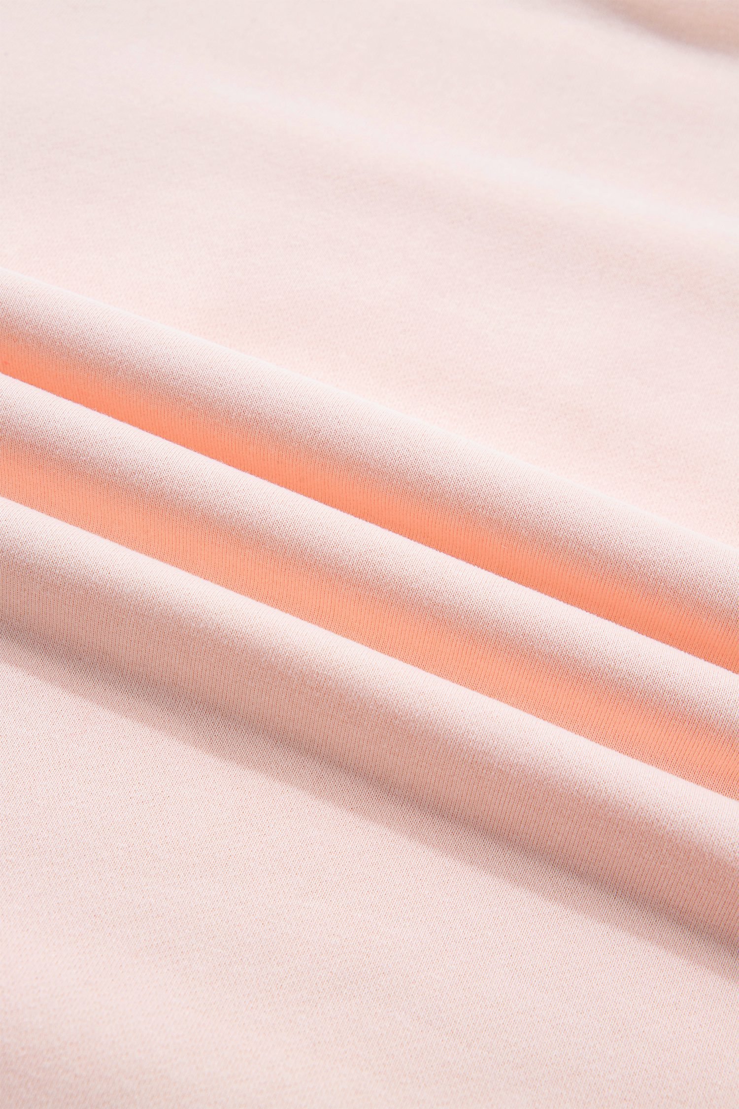 Light Pink BLESSED Embroidered Trim Patch Graphic Plus Size Mock Neck Sweatshirt