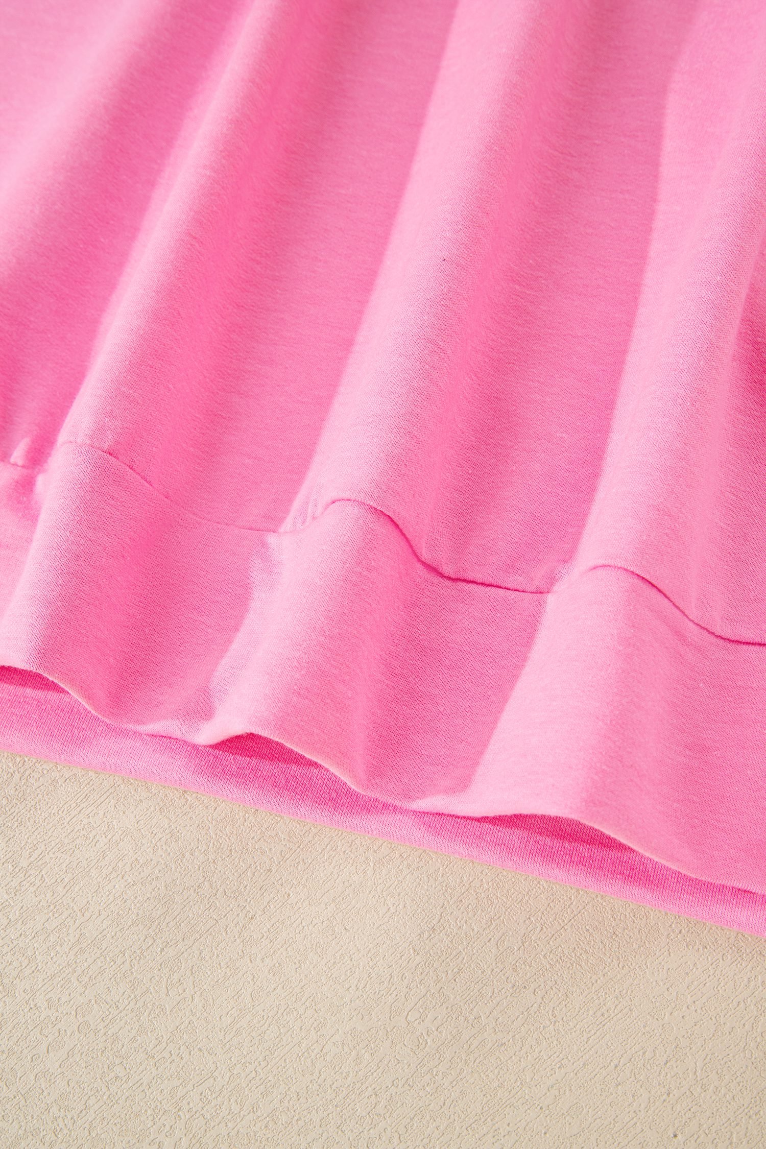 Bonbon Collared V Neck Tee Drawstring Elastic Waist Shorts 2pcs Outfit