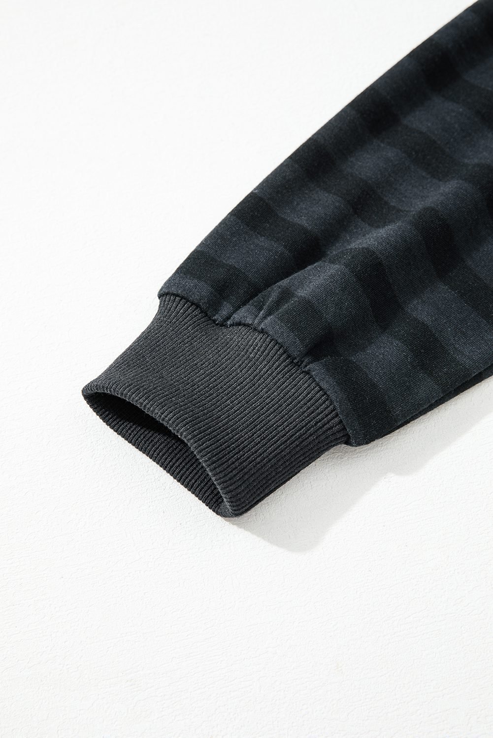 Gray Printed Stripe Long Sleeve Satin Tie Shorts Two Piece Set