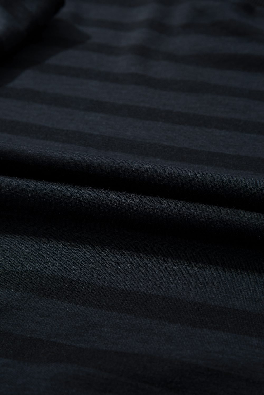 Gray Printed Stripe Long Sleeve Satin Tie Shorts Two Piece Set