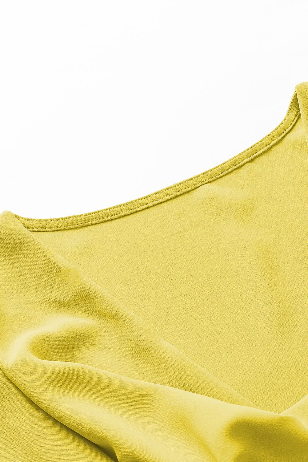 Golden Glow Women's Casual Summer Sleeve Wrap V Neck Draped Blouses