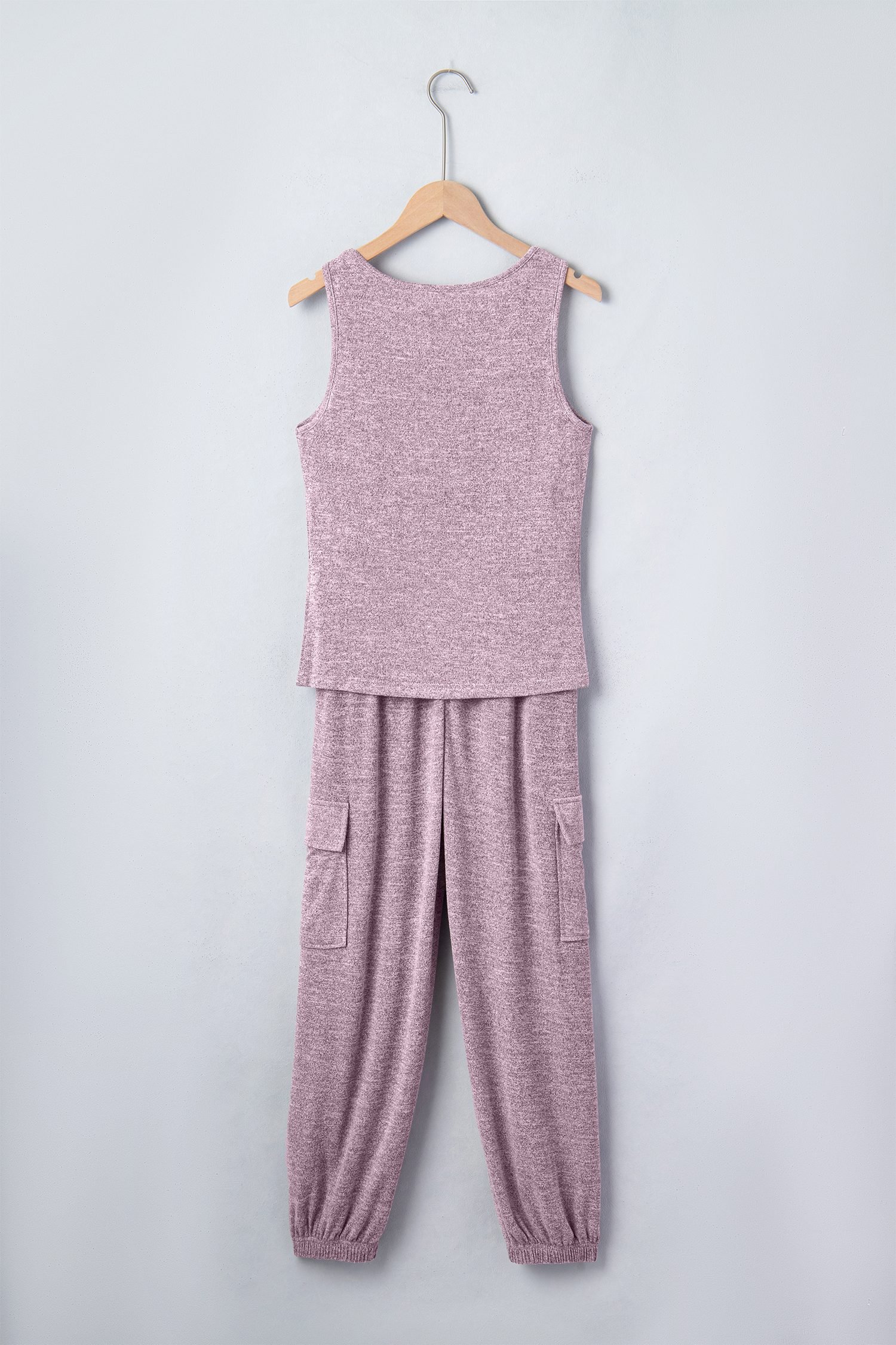 Orchid Bouquet Casual Tank Top Drawstring Jogger Pants 2pcs Outfit