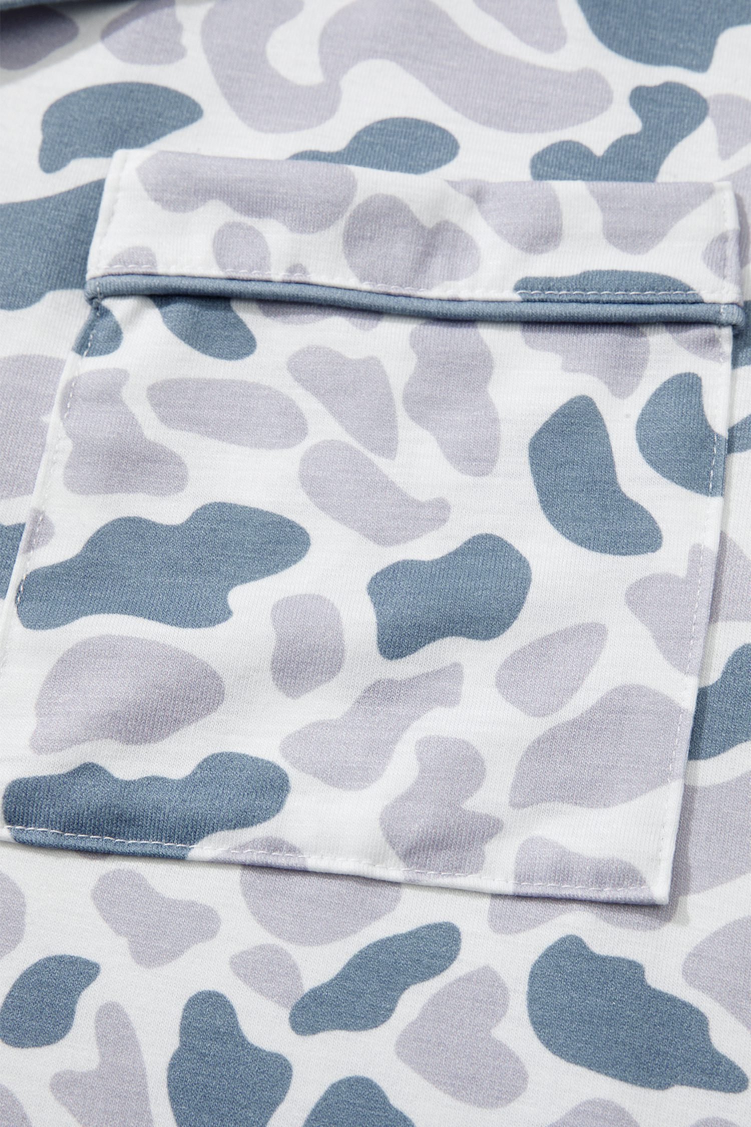Beige Camouflage Print Lapel Shirt Drawstring 2pcs Short Pajama Set
