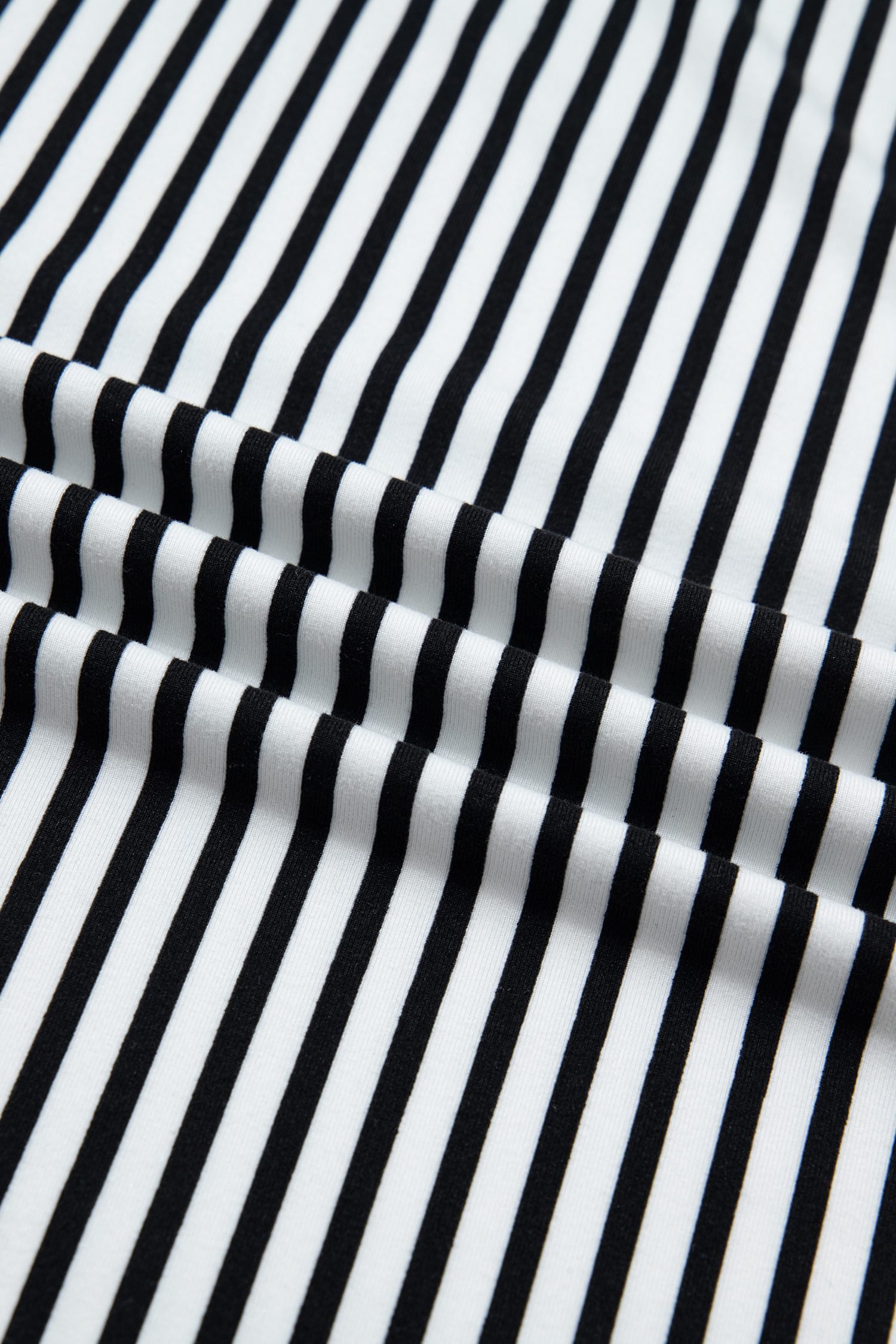 Black Stripe Plus Size Loose Straight Casual Pants