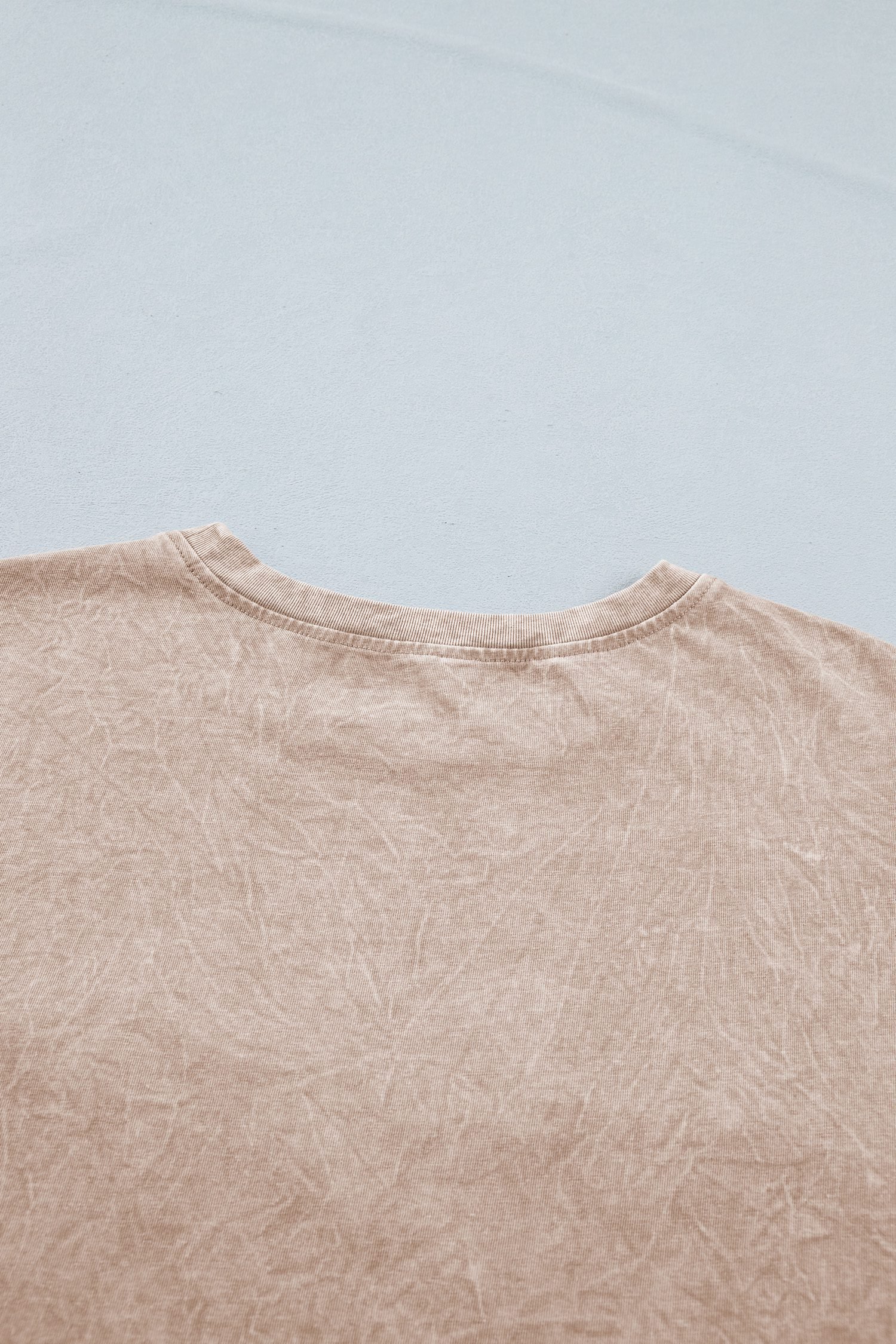 Casual saved by grace Mineral Washed Cotton T Shirt