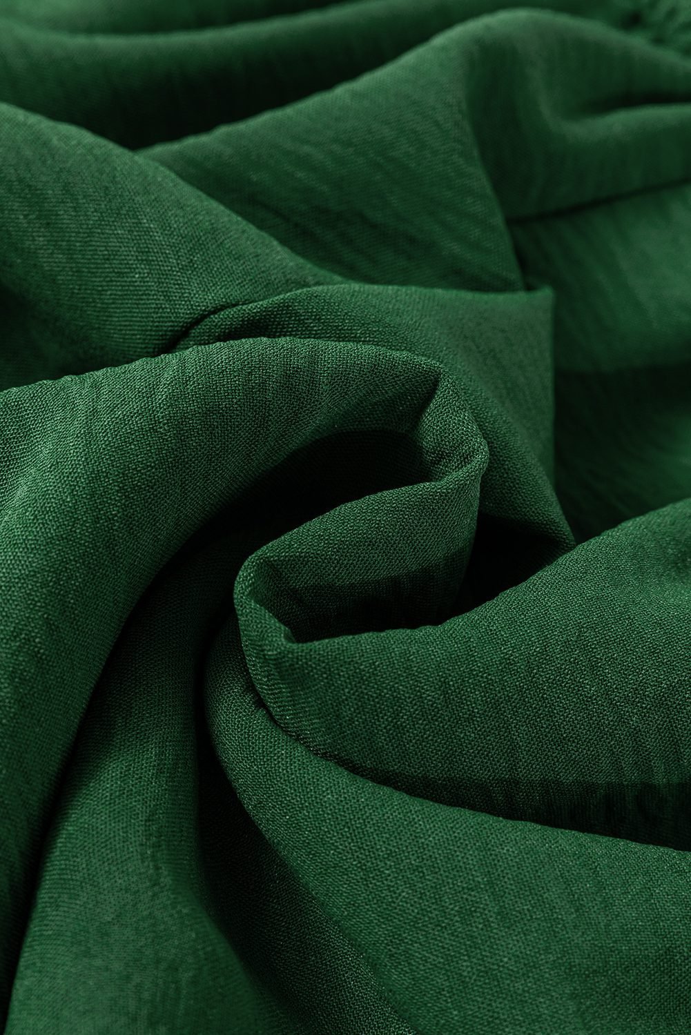 Green Casual Pocketed Smocked Sleeveless Romper