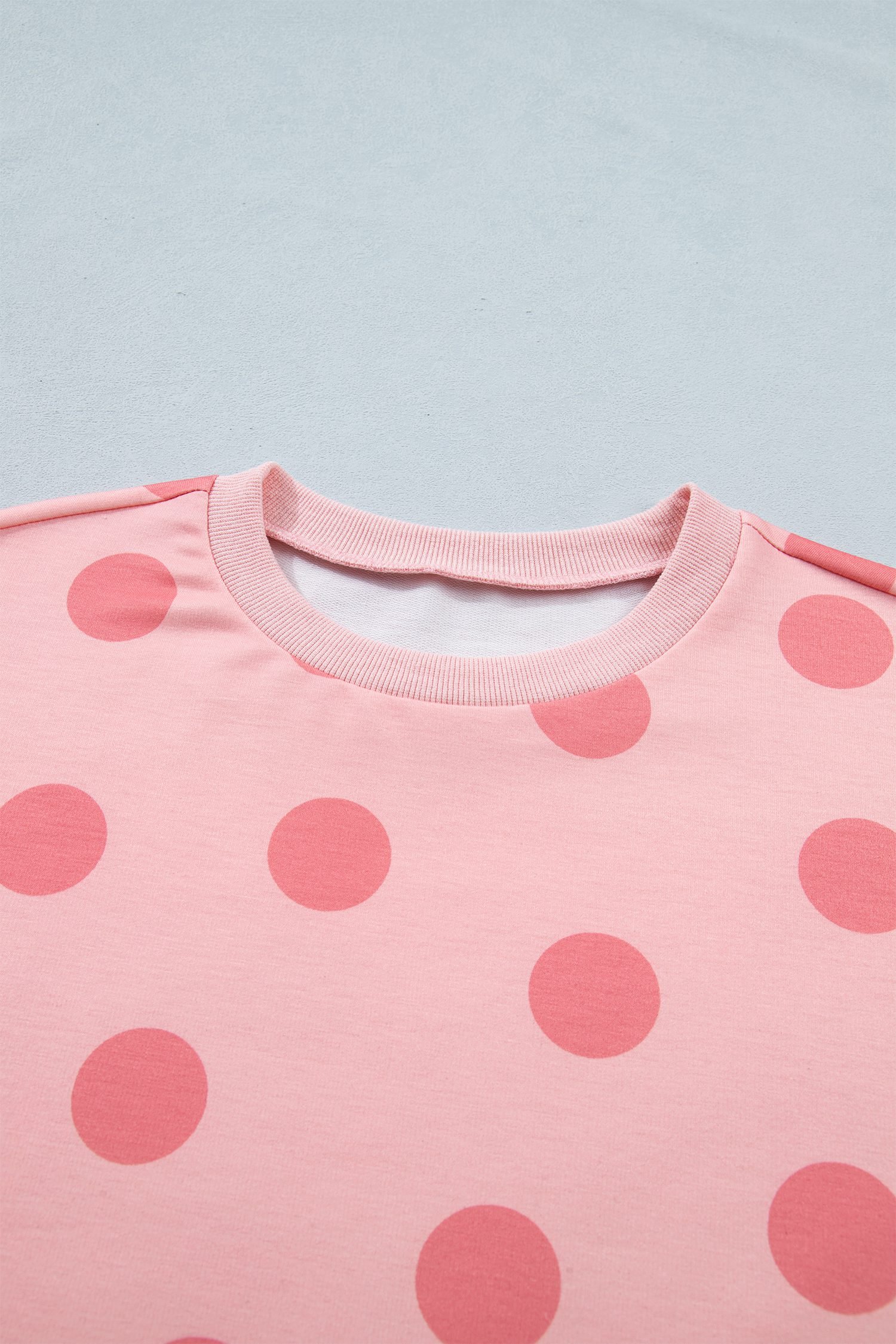 Pink Polka Dot Short Sleeve Top Casual Skort 2pcs Outfit