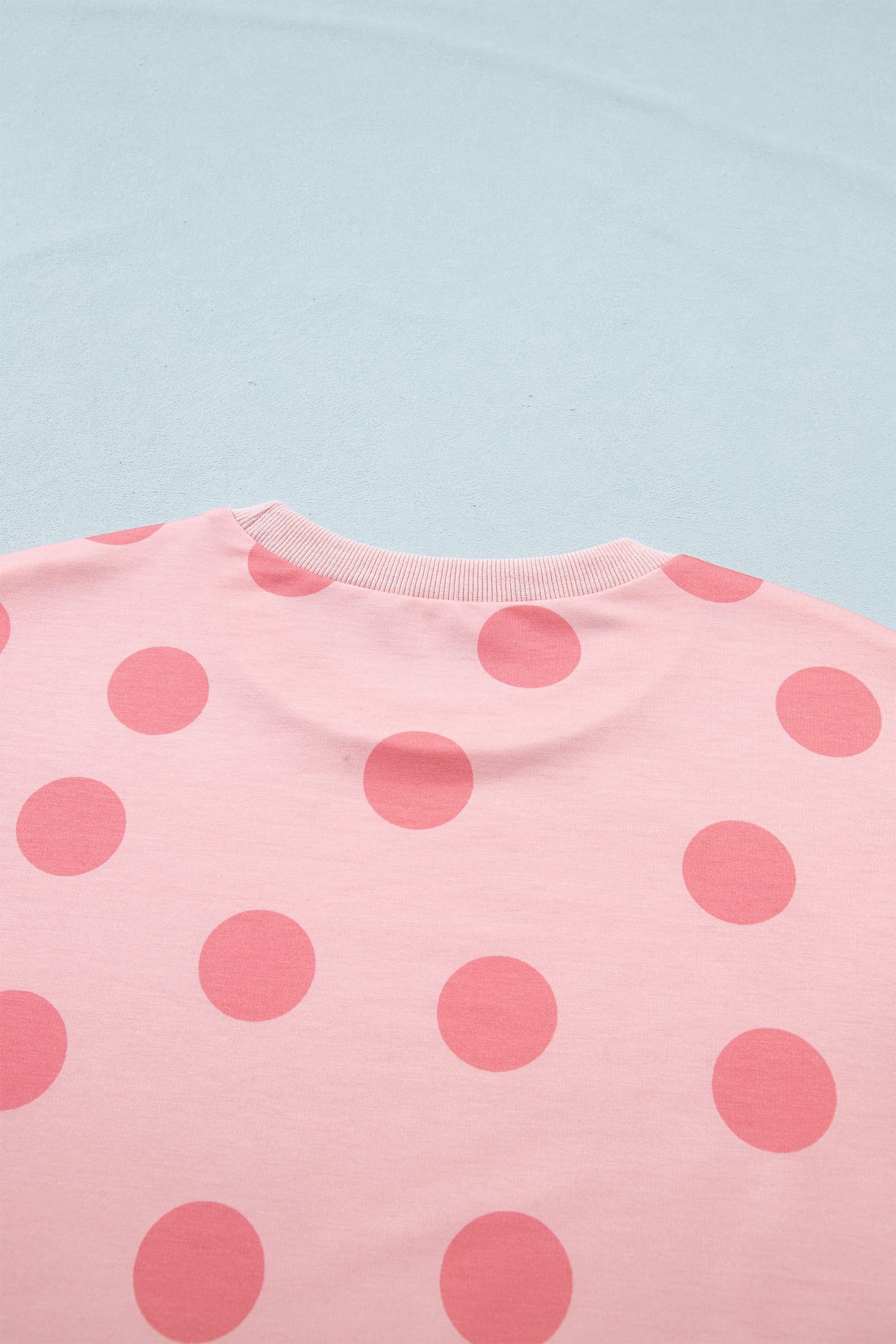 Pink Polka Dot Short Sleeve Top Casual Skort 2pcs Outfit