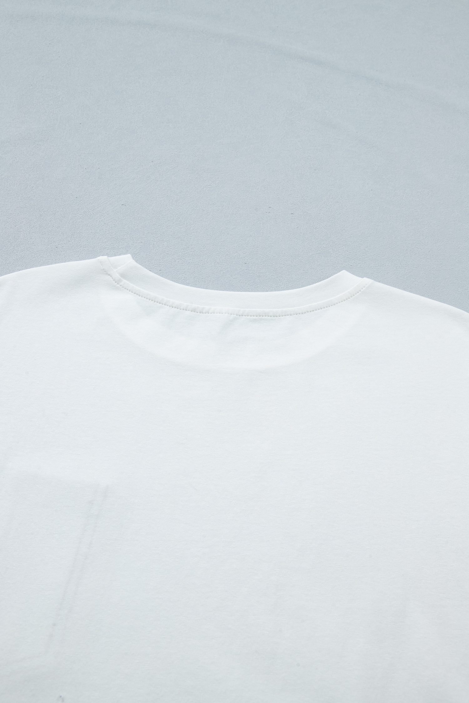 White Color Block Chest Pocket Patched Casual Short Sleeve Top