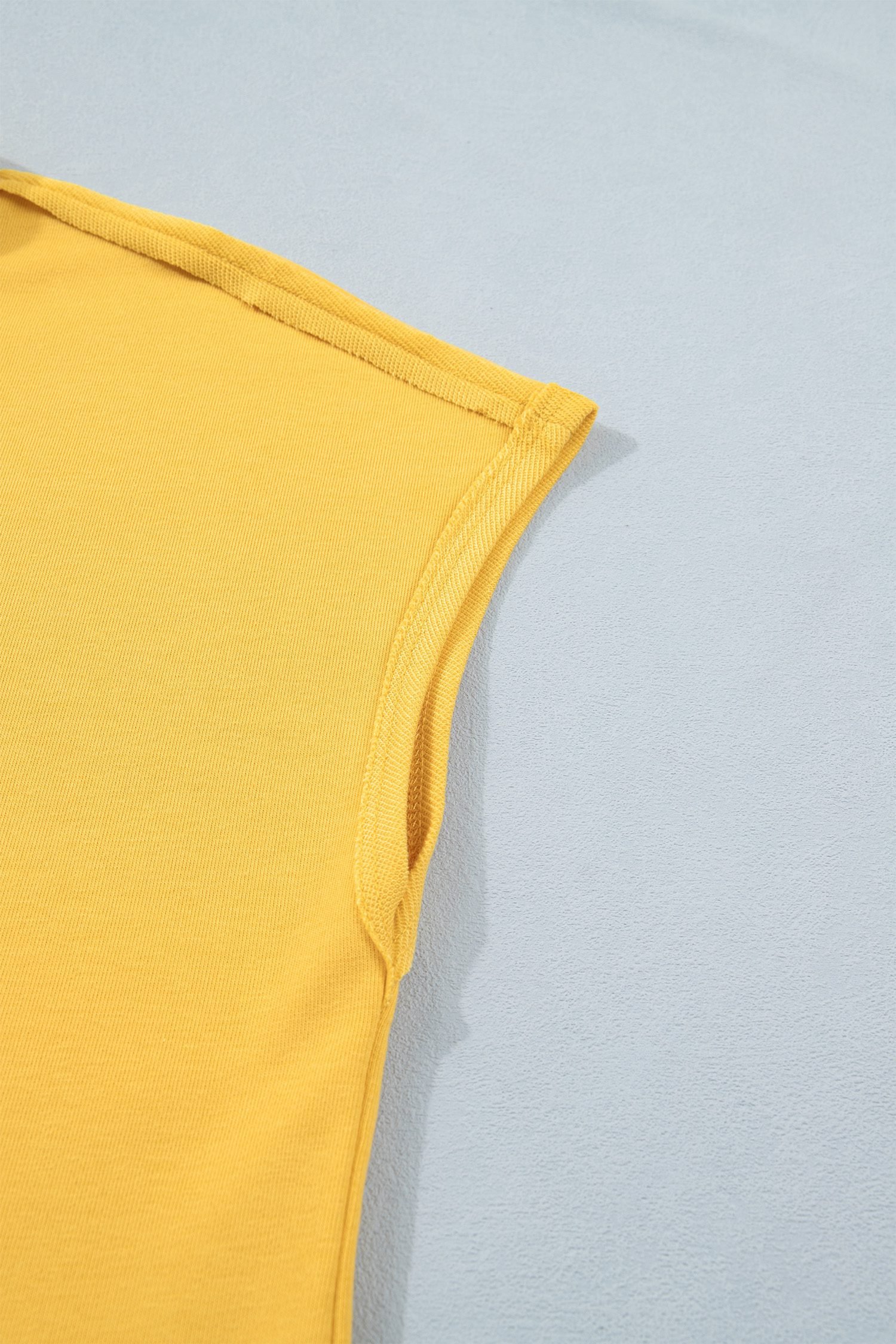 Banana Cream Loose Polo Tee Elastic Waist 2pcs Short Set