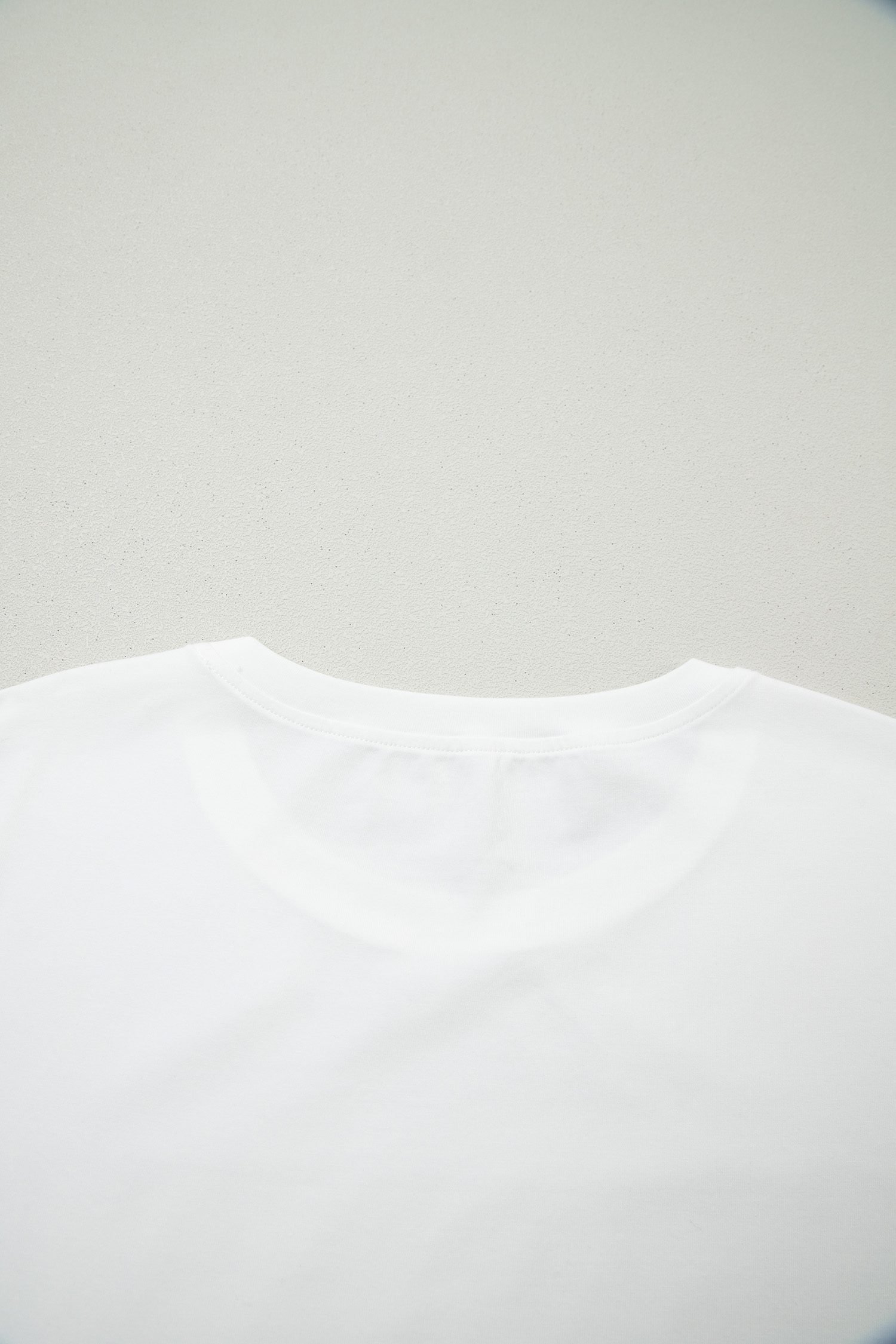 White Fancy Embroidered Patch Flag Casual T Shirt