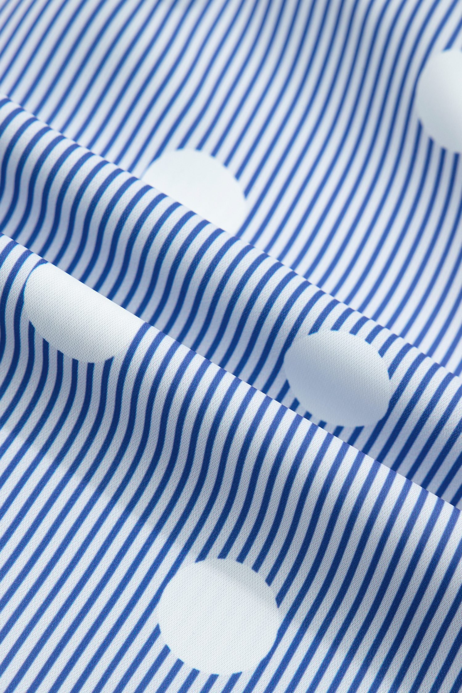 Sky Blue Polka Dot Print Shirred High Waist Casual Shorts
