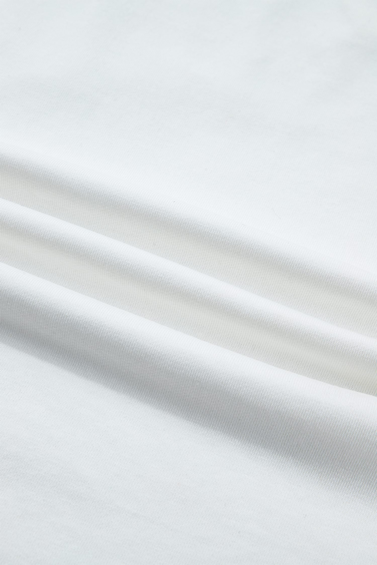 White Patriot Star Patched Notched Neck Mineral Washed Tee