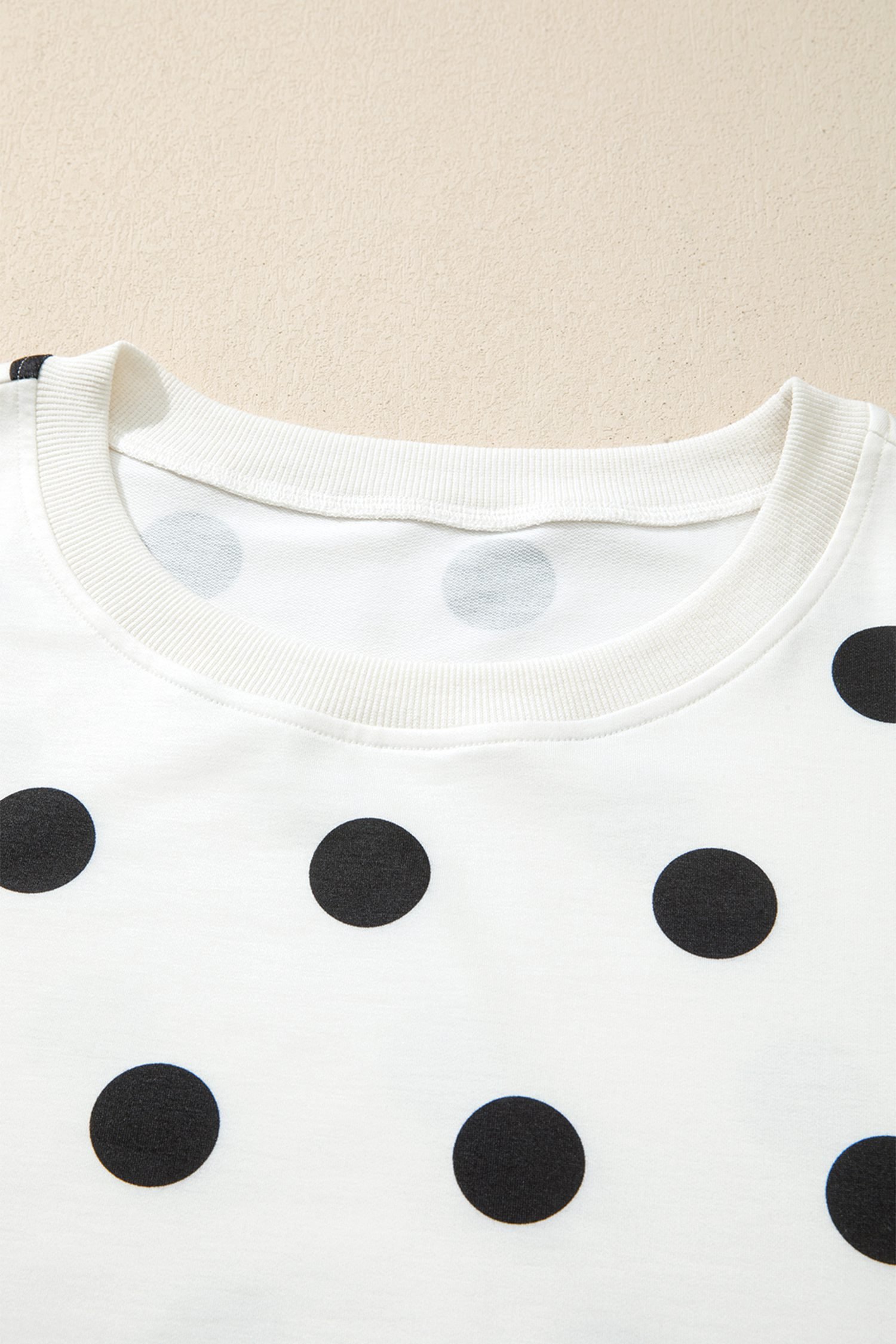 White Plus Size Polka Dot Printed Tank Split Skort 2pcs Outfit