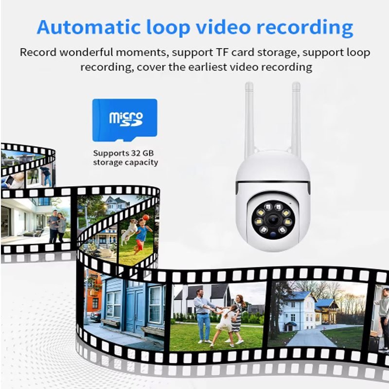 1080P 2MP WiFi Home Security CCTV Camera With Night Vision PTZ - Image 2