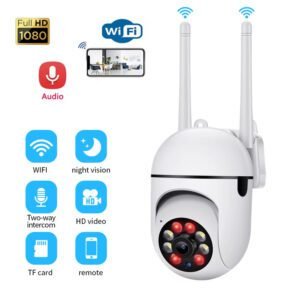 1080P 2MP WiFi Home Security CCTV Camera With Night Vision PTZ