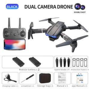 E99 Pro Dual Camera Dual Battery black