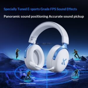 MCHOSE Gaming Headset Over-ear Four-mode For Gaming On PC Via Bluetooth