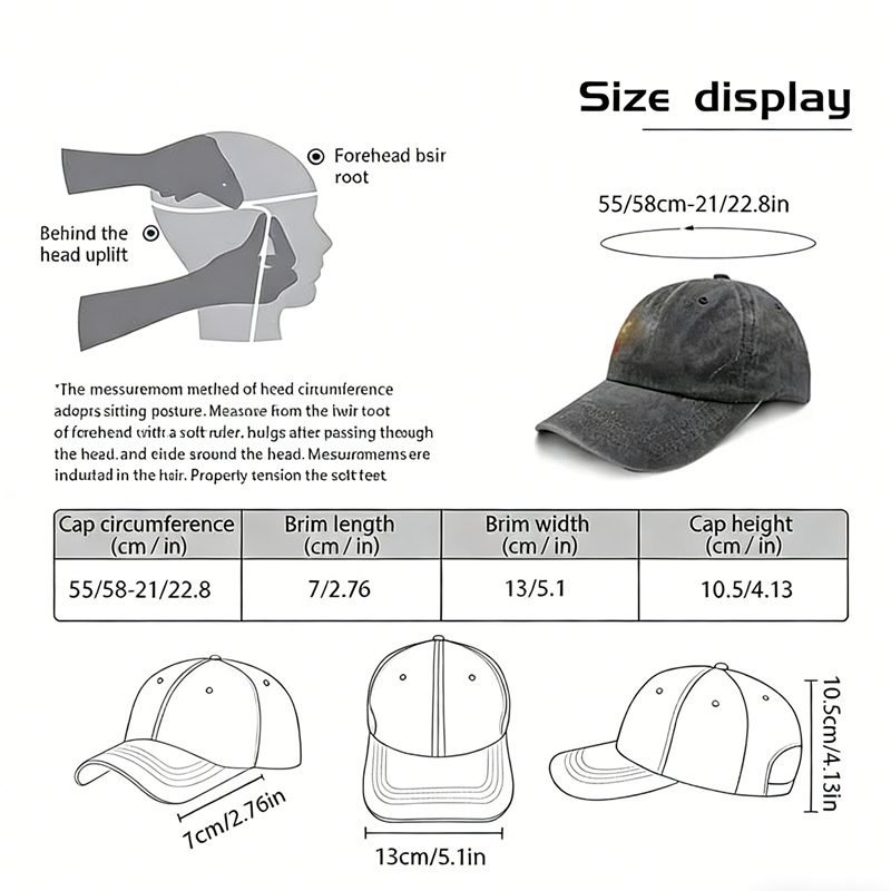 2pcs Crown Baseball Cap For Men Women, Crown Of Thorns Nail Cross Embroidery Christian Faith Hat - Image 5