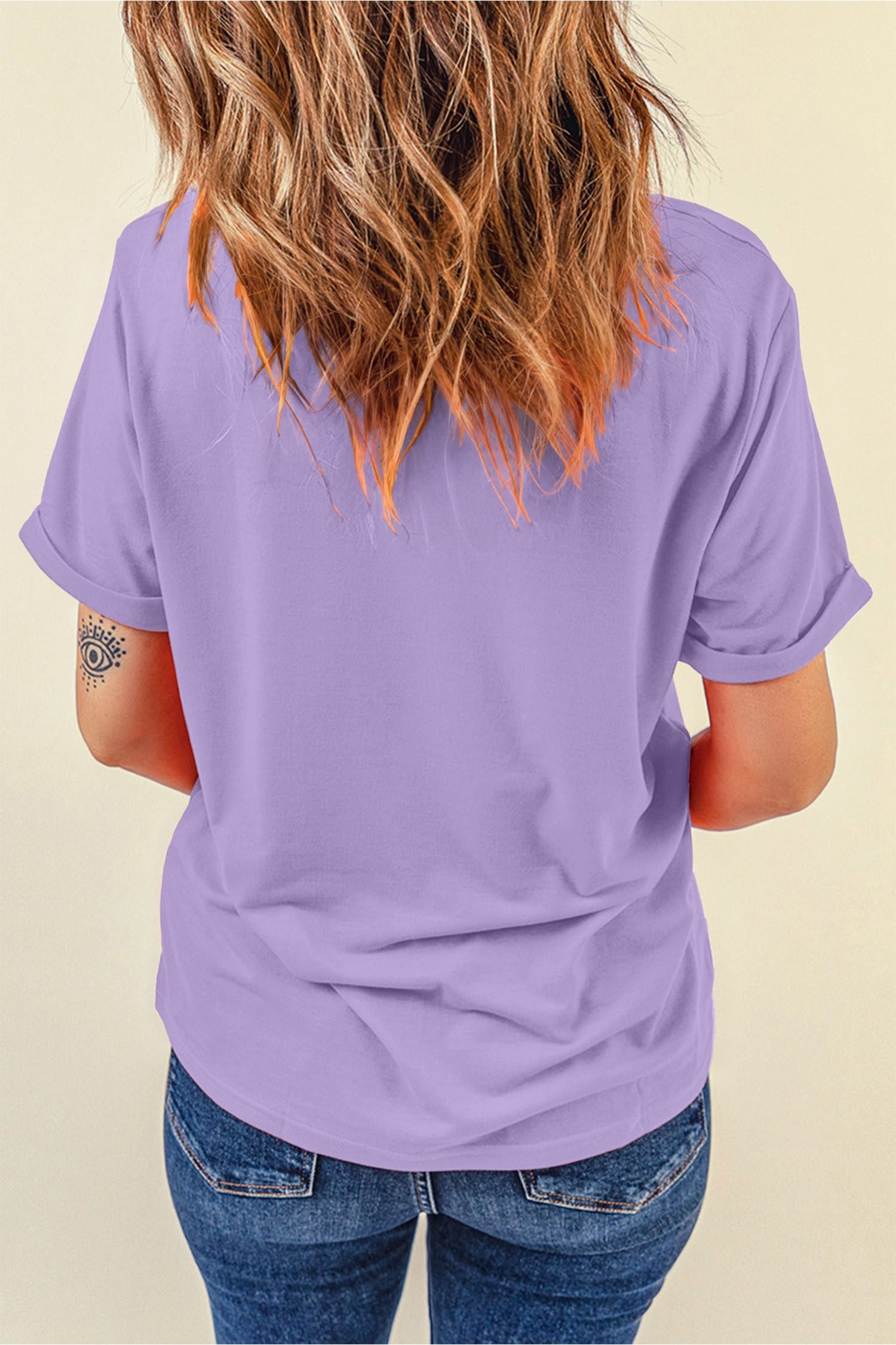 Wisteria Chic Pumpkin Graphic Relaxed T Shirt - Image 8