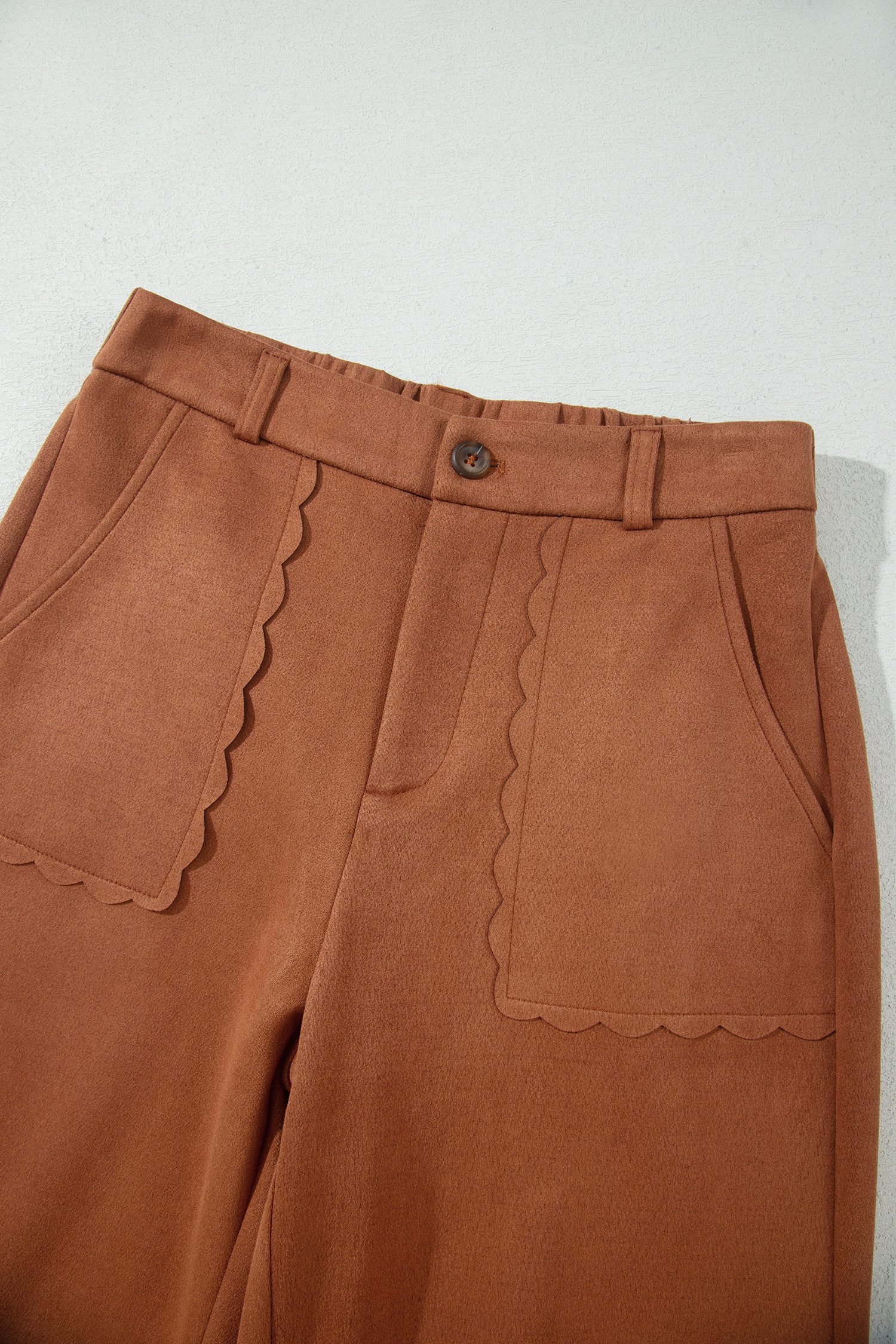 Thai Curry Scalloped Edge Pocket Full-Length Pant - Image 9