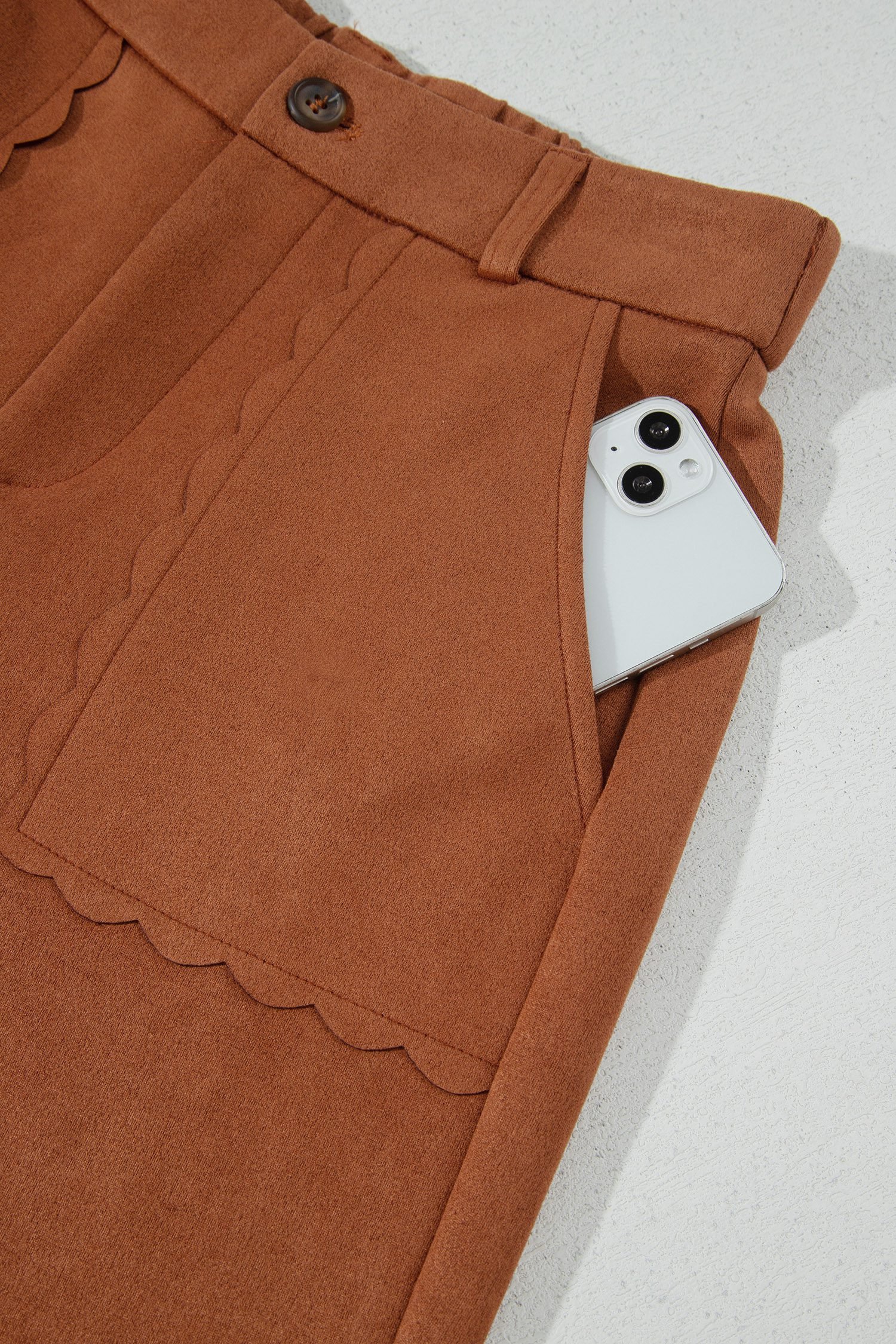 Thai Curry Scalloped Edge Pocket Full-Length Pant - Image 8