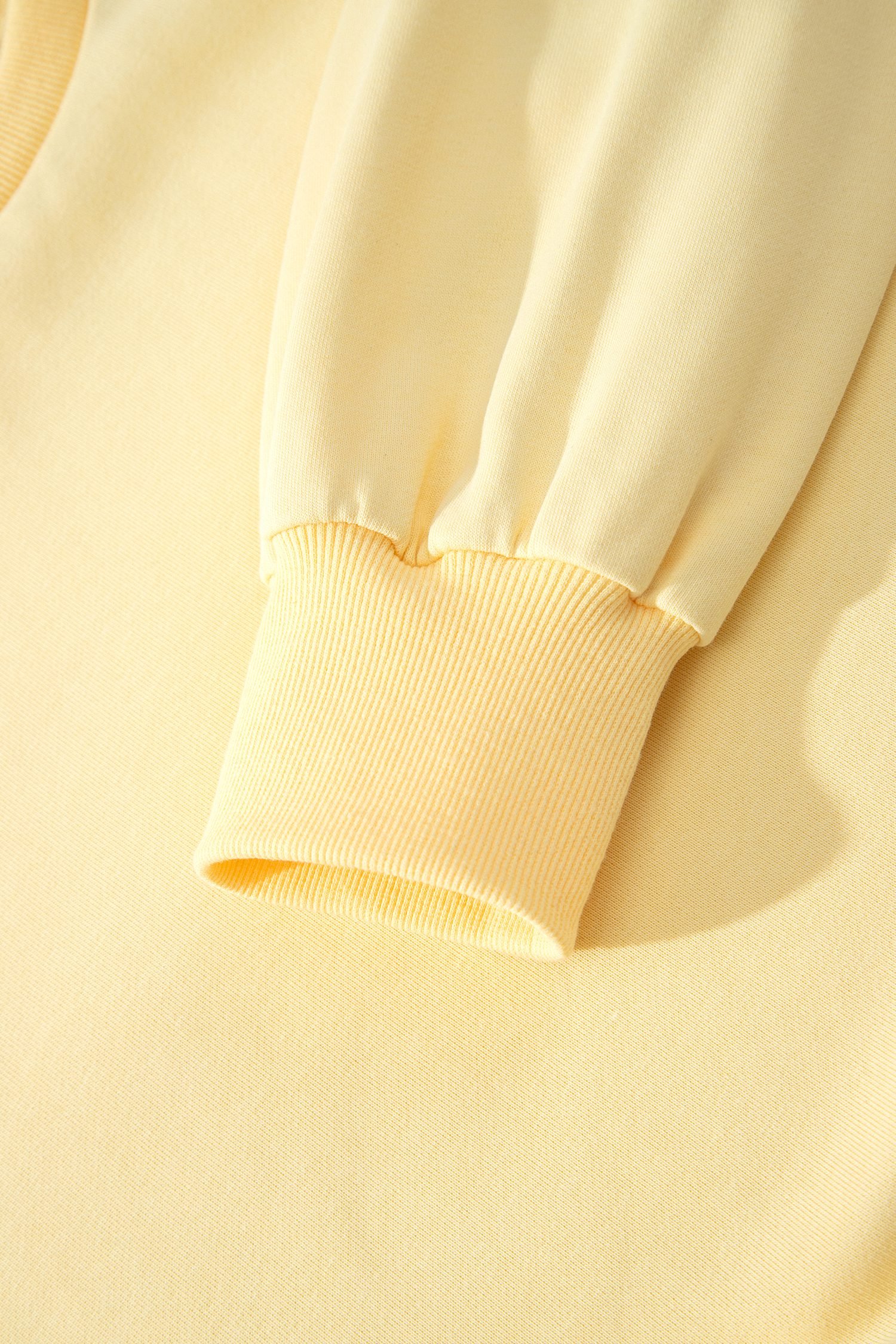 Yellow Cream Eyelet Embroidered Lace Patchwork Cropped Pullover Drawstring Pants Set - Image 10